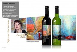 Wine label design Holland, red wine, white wine,abstract painting, decorative for sale